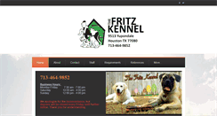 Desktop Screenshot of fritzkennel.com