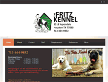 Tablet Screenshot of fritzkennel.com